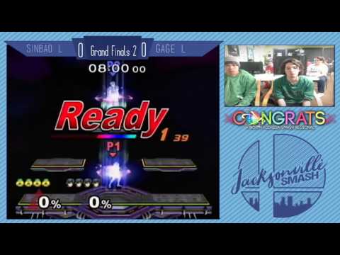 Jax Smash Weekly 3/16/17 - Sinbad(Sheik) Vs Gage(Marth) - Melee Grand Finals