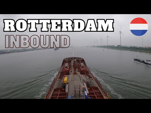 Rotterdam Inbound by Tanker Ship - Time Lapse | Seaman Vlog | Life at Sea #timelapse #ship