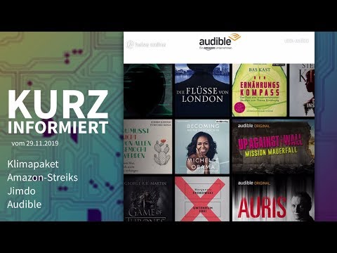 Video Thumbnail: Klimapaket, Amazon-Streiks, Jimdo, Audible | Kurz informiert vom 29.11.2019