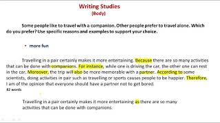 Opinion Essay Gelişme Paragrafı nasıl yazılır ( Opinion Essay Body )(H