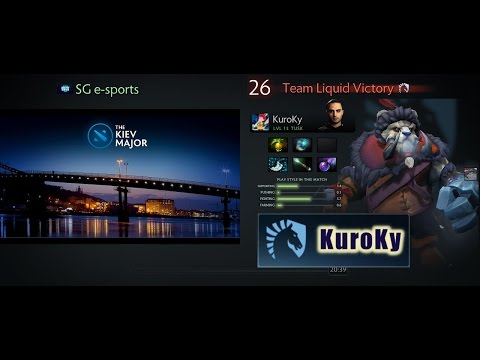 The Kiev Major 2017 | Round 2 Low | Liquid.KuroKy - Tusk