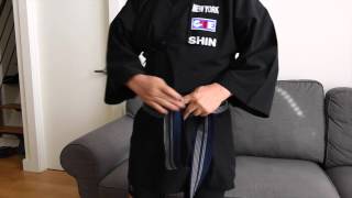 How to Tie a Kaku Obi for Iaido