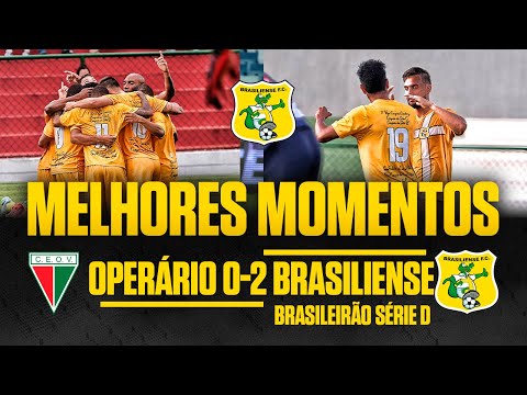 Melhores Momentos: Operário-MT 0X2 Brasiliense