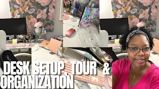 LOVING IT! NEW DESK SETUP, TOUR, AND ORGANIZATION - AMAZON DESK FINDS & MUST HAVES