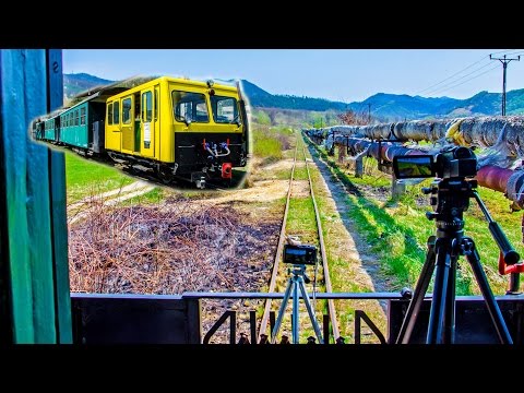 Crișcior - Brad Narrow Gauge Railroad Full Backview, Hunedoara County (17 04 2015)