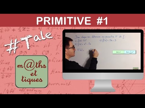 Calculate a primitive (1) - Terminale