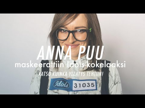 Maskeerattu Anna Puu löi tuomarit ällikällä Idols-koelauluissa – katso kuinka yllätys tehtiin!