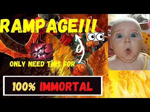 CANCER HUSKAR MID IS BACK RAMPAGE!! 7min Armlet Against SVEN Creep Skipping Crazy DPS Burning DotA 2