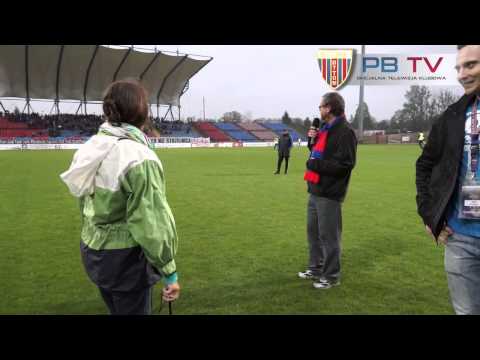 Niespodziewane zaręczyny na meczu Polonii Bytom - Bogdan i Bożena