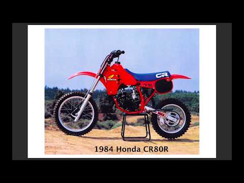 All versions | historique toutes les versions | CR 80 85 1980--2007