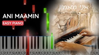 Ani Maamin by TAI. אני מאמין. Piano tutorial with chords.