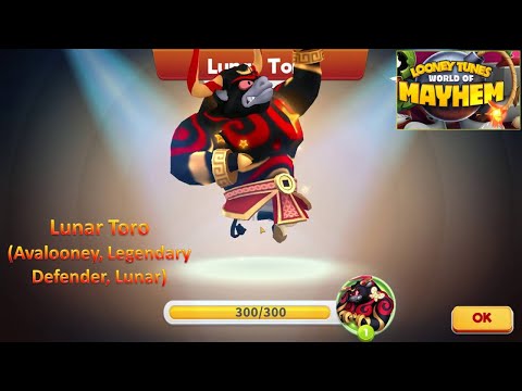 [*/\*] Looney Tunes World of Mayhem - Unlock Lunar Toro (Legendary Defender, Lunar)