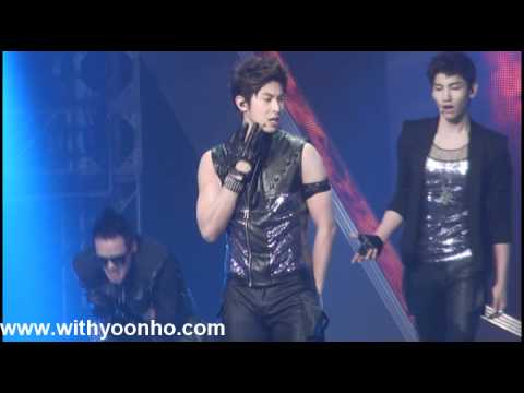 [Fancam] 110422 Yunho  - KBS Music Bank 600th - Rising Sun [withyoonho]
