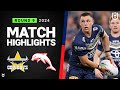 NRL 2024 | Cowboys v Dolphins | Match Highlights