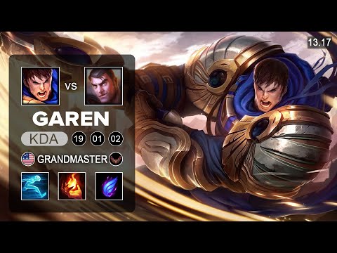 Garen vs Jayce Top - NA Grandmaster - Patch 13.17 Season 13