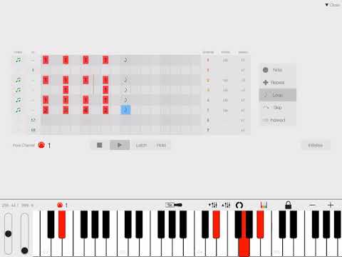 LayR App - Step by step tutorial and demo on how to use the arpeggio and sequencer