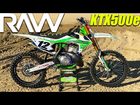 Crazy 72 Horsepower 500cc Two Stroke RAW - Motocross Action Magazine