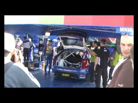 Rally Cyprus 2009 servis po shakedown