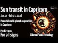 Sun Transit In Capricorn 2026 Jan 14 Feb 13 Vedic Astrology Predictions Astrology