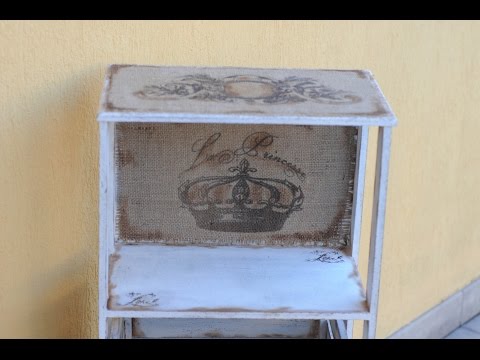 Sublimar sobre Arpillera - Mueble Vintage