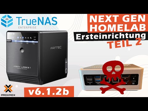 Homelab NAS Ersteinrichtung Teil 2 = TrueNAS Scale + Fantec 10Gbit + Mini PC