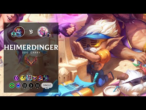 Heimerdinger Bot vs Seraphine - BR Grandmaster Patch 12.19
