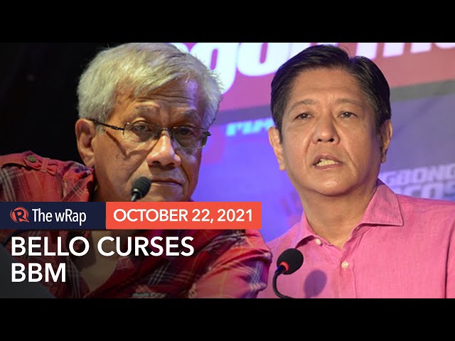 Walden Bello mengecam Marcos dengan kata-kata f selama wawancara langsung Walden Bello mengecam Marcos dengan kata-kata f selama wawancara langsung