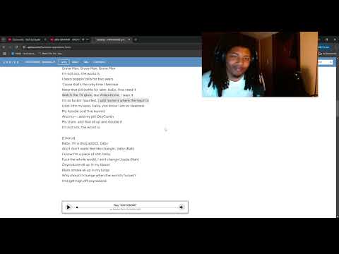 SpazzoReactz Reacts to SEMATARY - OXYCODONE PROD. SEMATARY [OFFICIAL AUDIO]