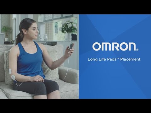 OMRON Long Life TENS Pad Placement