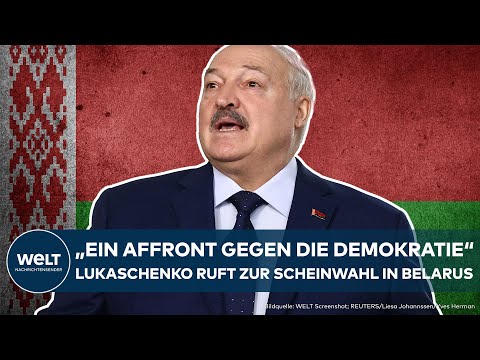 Video Thumbnail: BELARUS: Putins rechte Hand! "Der letzte Diktator Europas" Lukaschenko ruft zur Scheinwahl