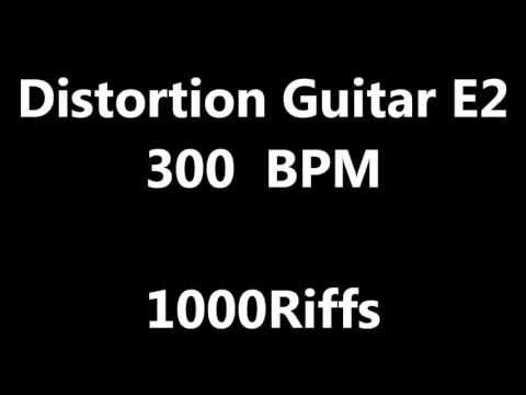 Distortion Guitar E2 Metronome : 300 BPM - Beats Per Minute