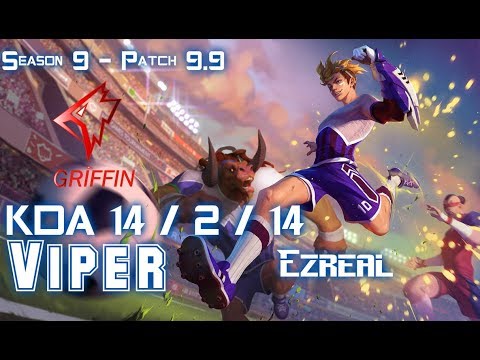 GRF Viper EZREAL vs JINX ADC - Patch 9.9 KR Ranked