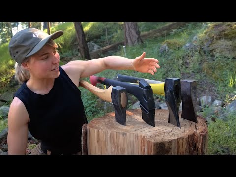 Mild steel black,yellow wood cutting axe, size: 6 inch