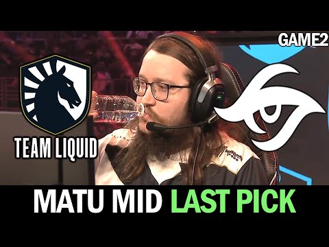 SECRET vs LIQUID - MATUMBAMAN Last pick Mid! Lower Bracket Final TI11