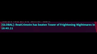 EToH - Tower of Frightening Nightmares Completed (FIRST TERRIFYING)
