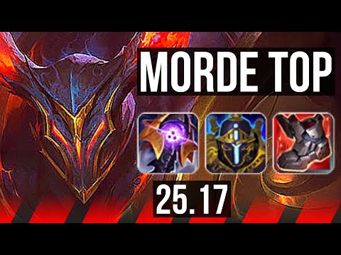 MORDEKAISER vs RENEKTON (TOP) | 6/0/0, Dominating | KR Diamond | 25.17
