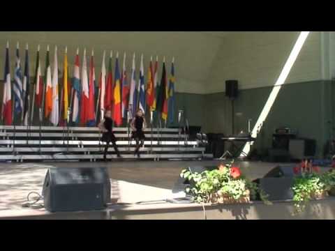 Irish dance studio Ceili Rue. Europe Day in Riga, Latvia.