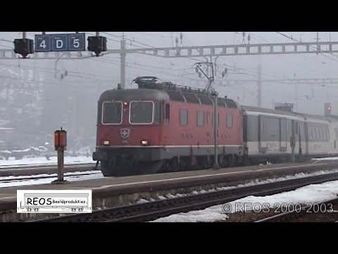 2000-2003 [SDw] 3/3 Arth-Goldau station - Arth-Rigi Bahn Steam to Rigi Kulm & Classic SBB