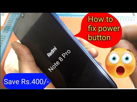 Redmi Note 8 Pro Power Button Fix ! Fix on/off button yourself ! save money |📱📲