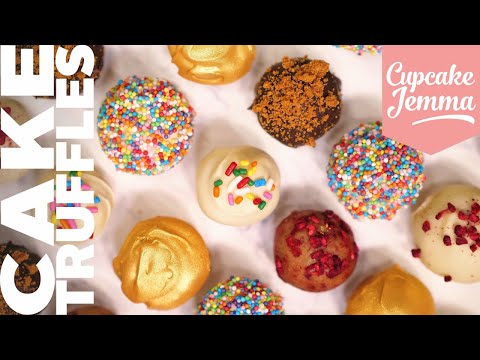 Cake Truffles, Cake Balls, Cake Pops! Recipe & Tutorial | Cupcake Jemma