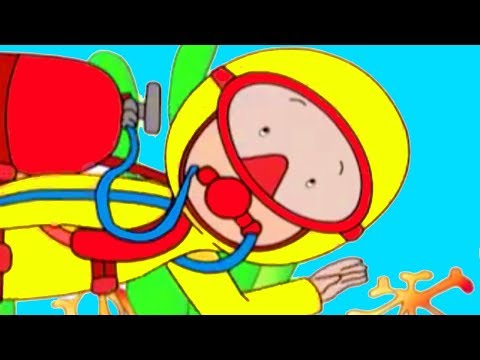 Caillou Swims in the Ocean - Cartoons for children | Cartoon Movie | Funny Animated cartoon