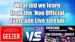 What did we learn from the 'Non Official Evercade Live stream'