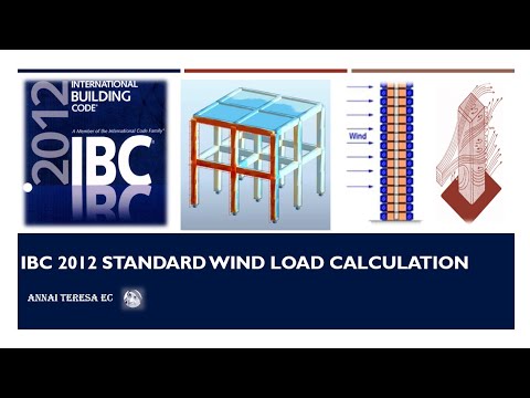 IBC 2012 standard Wind load calculation