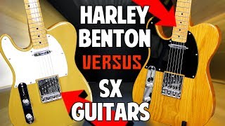 Video thumbnail for Harley Benton TE-52 Telecaster vs SX VTG Series Telecaster (The Battle!) by intheblues