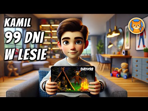 Kamil odkrywa grę: 99 Dni w Lesie - okładka bajki audio
