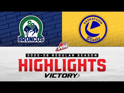 Swift Current Broncos at Saskatoon Blades  01/16 | WHL Highlights 2025-26