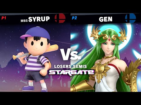 STARGATE #4 | Syrup (Ness) vs Gen (Palutena) Losers Semis