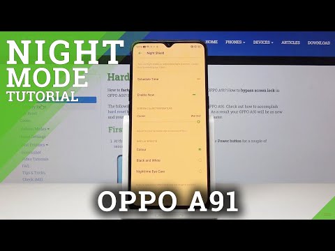 How to Activate Night Shield in OPPO A91 – Eye Comfort Mode