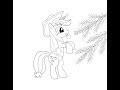 Applejack My Little Pony How to draw a easy? Эпплджек Как ...