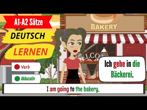 Deutsch lernen | Dativ _ Akkusativ | A1 _ A2 _ B1 |Deutsch im Alltag |ُ German for beginners | 4 |